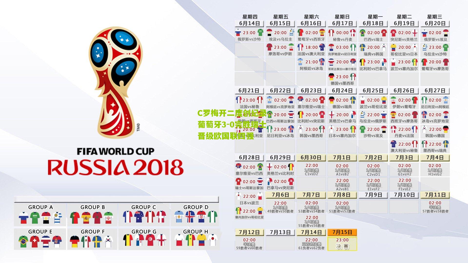 C罗梅开二度创纪录,葡萄牙3-0完胜瑞士晋级欧国联四强